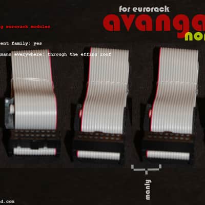 P25 [Pack of 5] • 16pin Eurorack Module Power Bus Ribbon Cable • Nordstream2 Series • Avantgarde Sound 2024 image 2