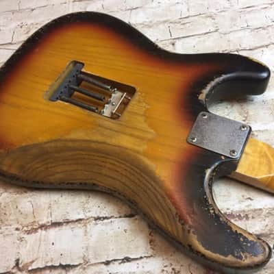 Fraser Guitars - Aged Sunburst Custom Shop 60s Stratocaster Guitar Vintage Relic MADE TO ORDER image 6