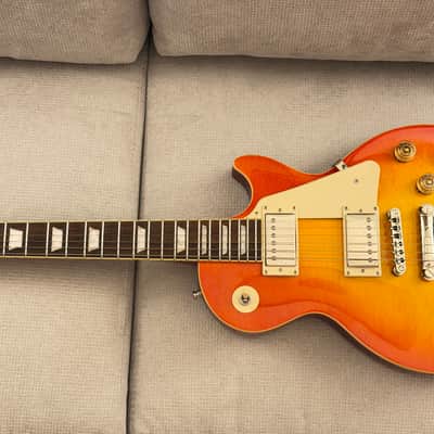 Epiphone "Inspired by Gibson Custom" '60 Les Paul Standard 2025 - Present - Washed Cherry Sunburst image 4