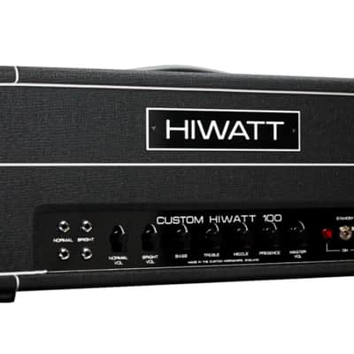Hiwatt DR103 Head - Custom Hiwatt 100W Head, B-Stock image 1