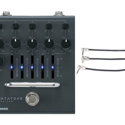 Ibanez Pentatone 5 Band EQ Equalizer Pedal + Gator Patch Cable 3 Pack image 1