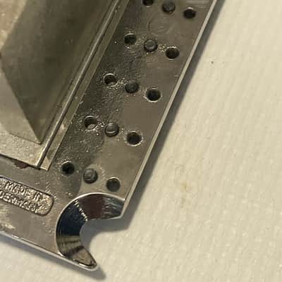 2000's Schaller Original Made in Germany Cosmo/Black Chrome Floyd Rose Electric Guitar Tremolo Bridge & Arm Set image 18