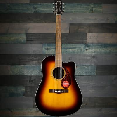 Fender CD-140SCE Dreadnought, Walnut Fingerboard, Sunburst w/case image 2