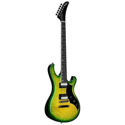 Gibson Victory Figured Top Electric Guitar, Iguana Burst image 2