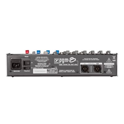 YORKVILLE PGM8 Compact 8 Channel FX Audio Mixer image 2