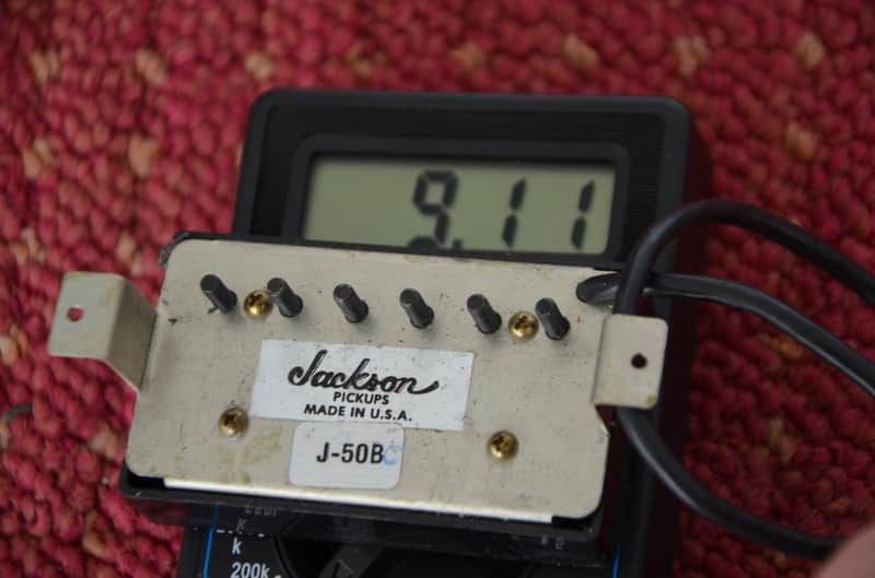 Jackson J-50B bridge humbucker*rare 1980's Jackson heavy PU made in USA*good strong ROCK TONE! image 1