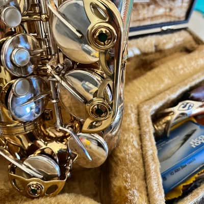 Selmer Saxophone ALTO SUPER ACTION 80 SERIE II 1998 Verni Gold Gravure image 6