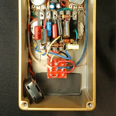 "JDM MK2" Germanium Tonebender Fuzz | 2N1305 Texas Instruments Transistors | Gold Hammerite image 2