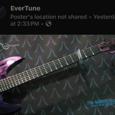 Aristides NAMM Exclusive 060 Evertune 2024 - Worn Purple/Red Chameleon Gloss image 17