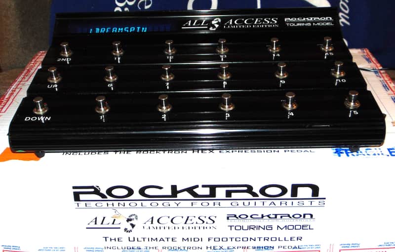 ROCKTRON All Access Limited Edition MIDI Footswitch Switching System Pedal Touring Model Very Good Condition image 1