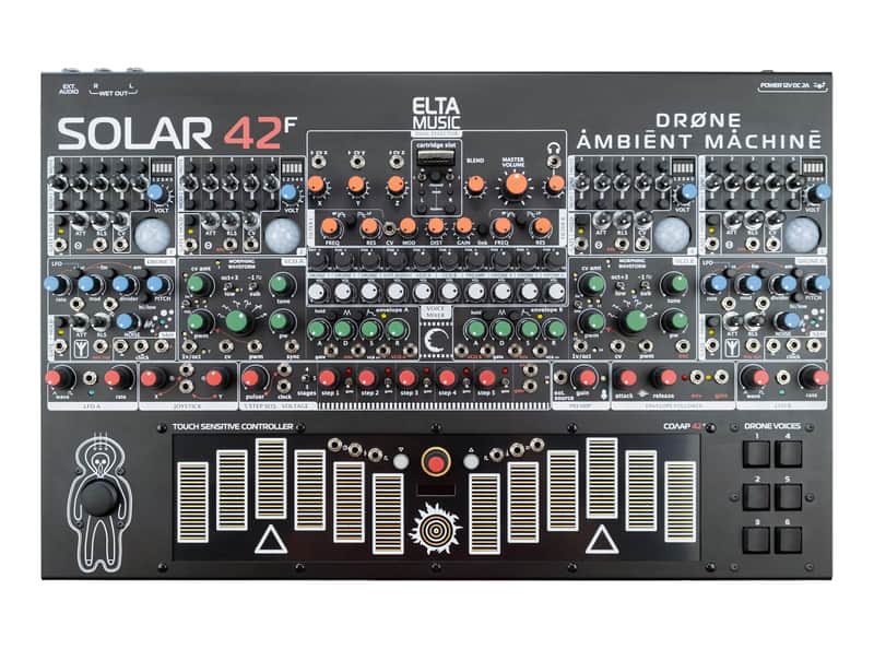 Elta Music Solar 42F Ambient Machine Drone Synthesizer (Black) [DEMO] image 1