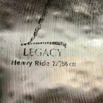 Sabian 22" HHX Legacy Heavy Ride Cymbal with Cymbag image 7