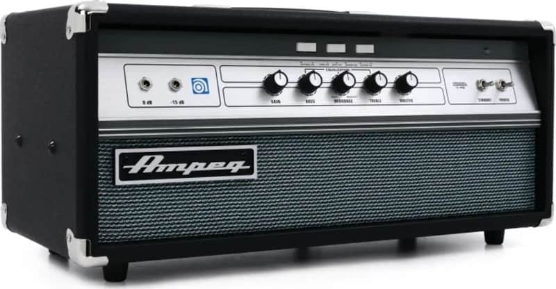 Ampeg V-4B Bass Tube Head, 100W, Black image 1