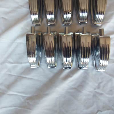 Ludwig (10) Vintage super classic bass drum lugs w/ screws 1960s mint! image 4