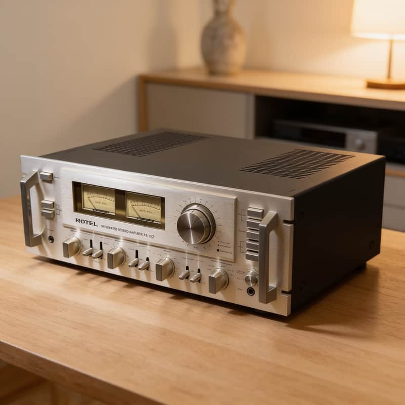 Rotel RA-1312 Rare Vintage Integrated Amplifier Working Stereo Hi-Fi Warranty
