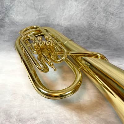Near Mint King 627 Baritone Horn 3 Valve With Case & Mouthpiece (See Demo) image 14