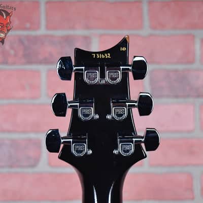 PRS Custom 24 Flame Maple 10 Top Transparent Grey Black 1997 w/OHSC image 10