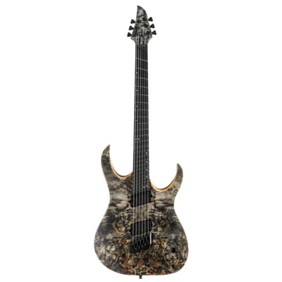 Mayones Duvell Elite VF 6 Trans Graphite - Custom Electric Guitar image 2