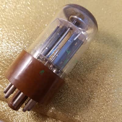 Sylvania JAN-CHS-6SN7WGTA AT1000 TESTED Vacuum Tube military brown base dual triode 1950-1966 image 11