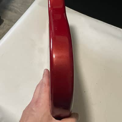 1995 MIM Fender Mexico Candy Apple Red Stratocaster Guitar Body 6 Post Tremolo image 9