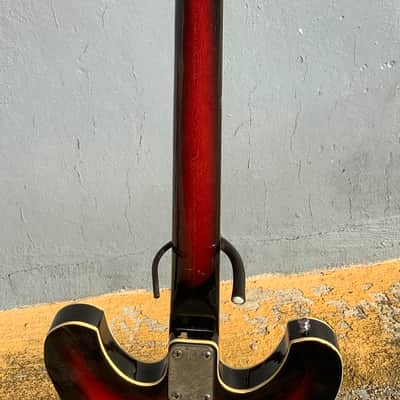Ibanez Model 1910 1972 Red Sunburst Semi-Hollow Body Electric Guitar image 18