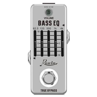 Rowin Bass EQ Pedal 5 Band Equalizer Pedals For Bass LEF-317B, FREE PICKS + HOLDER+ FREE SHIP USA image 2