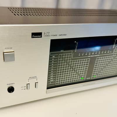 Vintage Sansui ⚡C-77 Pre Amp & B-77 Power Amplifier (60 WPC) Serviced + Cleaned image 10