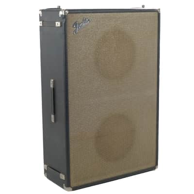 Vintage Fender Bassman Black Panel Cabinet Owned by Miguel Briseño of Lord Huron image 2
