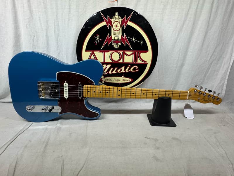 Fender American Professional Classic Hotshot Telecaster Guitar 2025 - Faded Lake Placid Blue / Maple neck