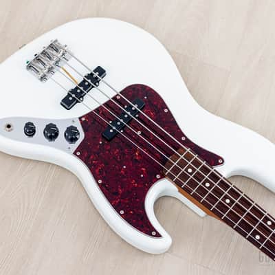2021 Fender Traditional II ‘60s Jazz Bass FSR Olympic White w/ Roasted Maple Neck, Japan MIJ image 9