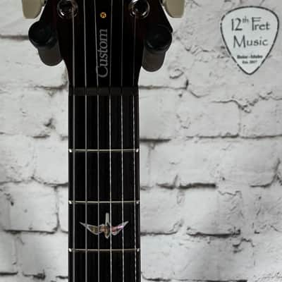 PRS Custom 24-08 10-Top 2025 Custom Color - Faded Blue Denim with White Rainbow Sparkle Back w/OHSC image 5