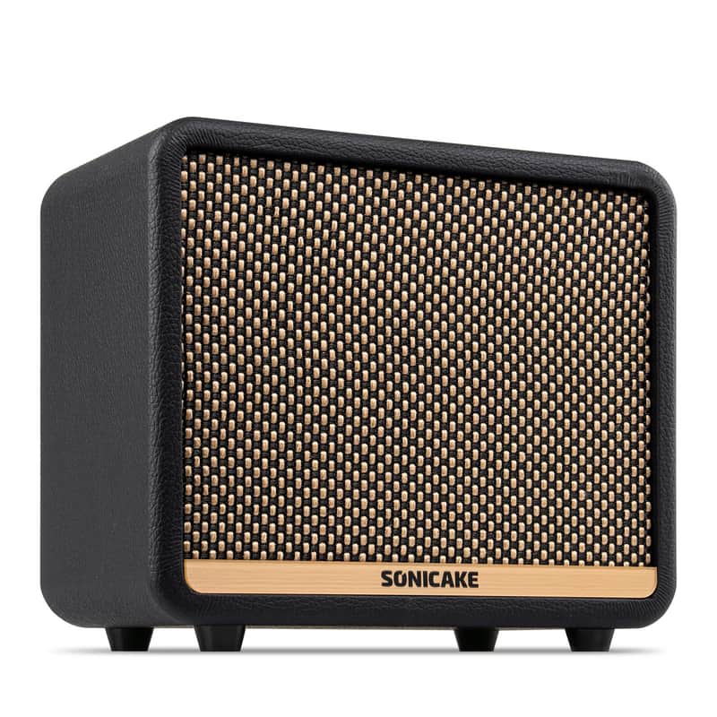 SONICAKE 10W BT Guitar Amplifier, Multi-effect Digital Modeling Speakers with APP, Portable Desktop All-in-one Guitar Amp with 80 Effects 100 Preset for Bedroom Practice, OTG AMPCUBE QAM-20(Shipping from local US,UK,EU warehouse) image 1