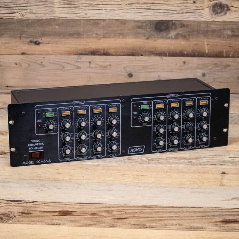 Ashly SC-66A (SC66A) Vintage Stereo Parametric Equalizer 2-Channel EQ U286698 image 1