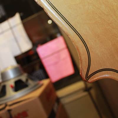 King Mortone Double Bass Blonde c1960 image 25