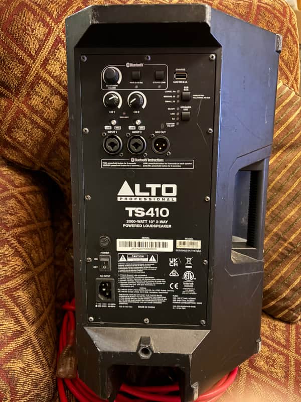 Alto Professional TS410 TrueSonic 4 2-Way 2000-Watt 10" Active Loudspeaker 2022 - Present - Black image 1