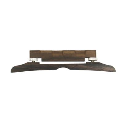 Adjustable Mandolin Bridge Saddle and Base, Rosewood image 1
