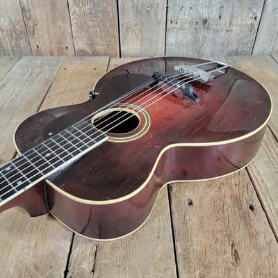 Gibson  L-3 1920 Acoustic Archtop Non-Original Tailpiece w/ Chipboard Case - Sunburst image 11