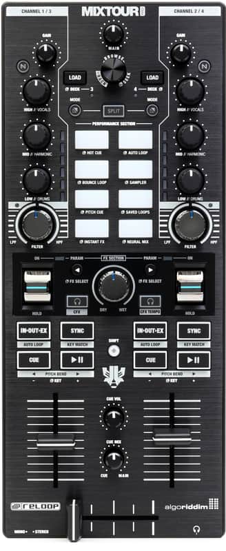 Reloop Mixtour Pro 4-deck All-in-one DJ Controller Module image 1