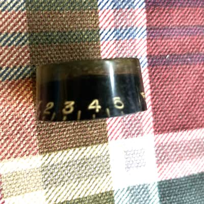 Black Vintage 1970s Gibson RD Artist 0-5/5-0 Speed Knob~Les Paul, SG, ES image 4