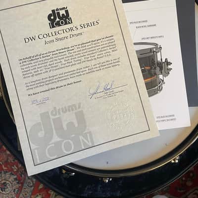 DW 6.5x14 Pink Floyd Icon Series Nick Mason Signature Snare Drum image 6