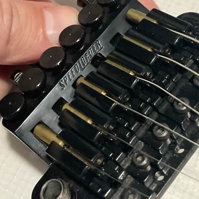 2000's Made in Germany Floyd Rose Speedloader Black Tremolo Bridge Vibrato & Arm Set w/ Strings image 22