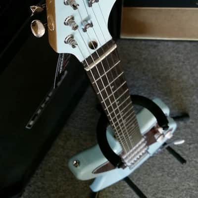 Jay Turser JT JG Jaguar Electric Guitar Classic Style Sonic Blue image 4