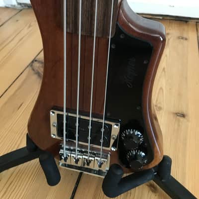 Hofner Shorty Fretless Bass 198?  very rare, maybe custom image 2