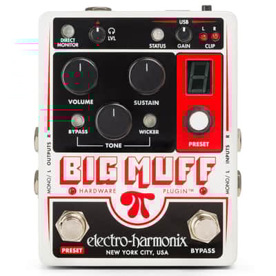 Electro-Harmonix Big Muff v7D Bubble Font Transitional Black