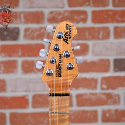 Ernie Ball Music Man Willcutt Limited Axis Super Sport HH Quilted Maple Top Lava Burst 2019 w/OHSC image 9