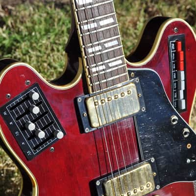 MCI Guitorgan B-35 1978 Cherry - Guitar Organ (Vox, Aria, Farfisa) image 5