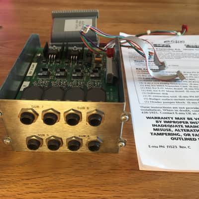 EMU E-MU Sampler Analog output Expander Octo Card 6313 E6400 E5000 Ultra E4X T image 3