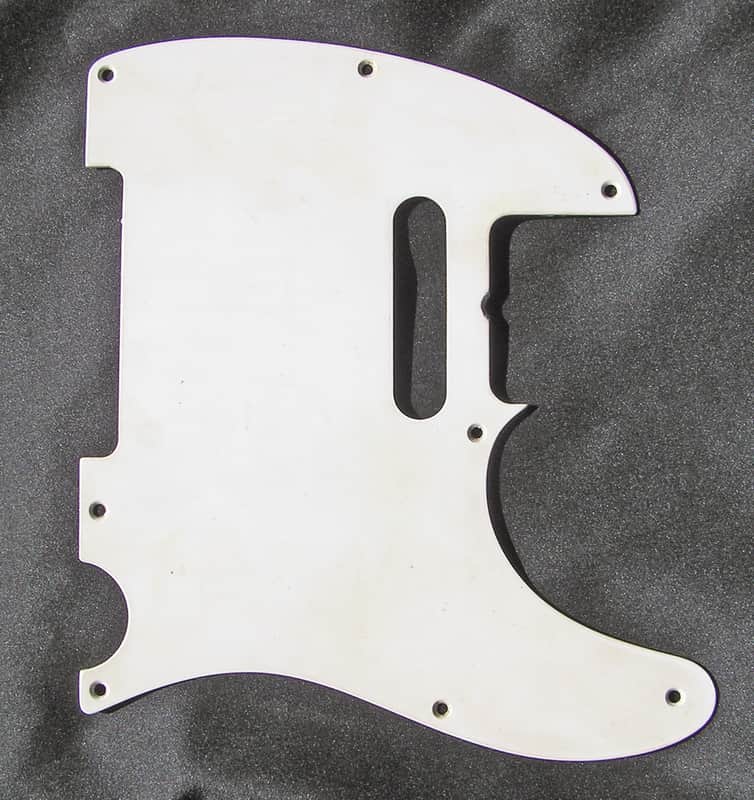 1962 Fender Telecaster 61 62 63 8 Hole Original White Pickguard image 1