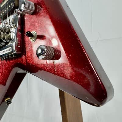 Tokai Super Edition FSD-65 *Five Star* Explorer MIJ Japan 1980s - Red Sparkle image 9