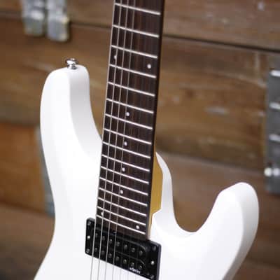 Schecter C-7 Deluxe #438 2018 - Satin White image 6